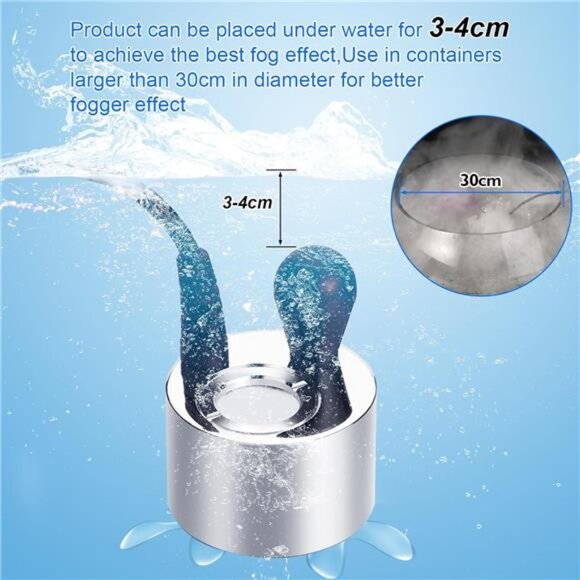 Mist Maker, Upgraded Fogger Water Fountain Pond Fog Machine Atomizer - Picture 4 of 7